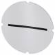 Siemens 3SU19000AB710QY0 insert plate rd milky Sym. Decrease minus