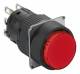 Schneider Electric XB6EAW4B1P Schneider illuminated pushbutton 1W red round flat LED 24V Mono IP65 D16