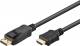 Goobay 64842 DisplayPort to HDMI™ adapter cable, - DisplayPort male (1.2) > HDMI™ male (Type A) (2.0)