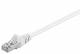 Goobay 95553 CAT 5e Patchkabel, SF/UTP, Weiß - CCA Kupfergemisch