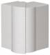 Hager BR651303H7035 outside corner halogen. BR 65x130mm top part 80mm light gray