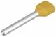 Weidmüller ferrule 1.0 mm ² yellow, H 1,0 / 25,6 ZH / G