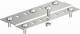 OBO Bettermann 7070353 OBO SSLB 100 A2 Stossstellenleiste breit 100mm V2A mit 2 
