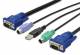 DIGITUS KVM Kabelsatz,VGA,PS/2-Maus,PS/2-Tastatur,USBschwarz