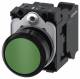 Siemens 3SU11000AB403BA0 push button 22mm round green push button 1S