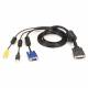 BlackBox EHNSECURE3-0012 ServSwitch Secure Cable VGA, USB, CAC USB