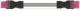 WAGO 891-8995/005-807 Verbindungsleitung Buchse Stecker 5-polig pink