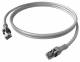 ZVK EasyLan CPP1OACACA0030 DualBoot Push Patch Cable Cat.6 Kl.EA shielded gray 3.0m