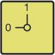 Moeller 031475 EATON FS908GE-P3 E-STOP escutcheon plate 31475