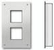 TCS ZAU2002-0030 Frontplatte UP-Kasten für 2 AMI-Modul