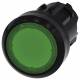 Siemens 3SU10010AA400AA0 3SU1001-0AA40-0AA0 pushbuttons, illuminated 22mm round green pushbutton