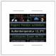 Issendorff 30173 LCN GT4DW glass information module with color display 2.8Z + temperature sensor 4 buttons white 