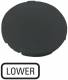Moeller 218209 EATON M22-XD-S-GB18 key plate flat, black label LOWER