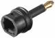 Goobay 11922 Audio Adapter - 3,5 mm mini Stecker > Toslinkkupplung