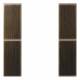 Jung ME2502TSAAT Tastensatz 2fach kpl LS/FD-design Messing antik