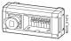 Siemens BVP:660866 outlet box BVP: 660866, BD01-AK2M2/CEE165F