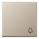Jung A590KCH Wippe Symbol Klingel Serie A champagner