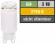 Muellerlicht ETT-1451835 LED Stiftsockellampe, G9, 3W, 230lm, 2700K, warmweiß
