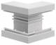 Hager BRA6513039016 External corner base profile aluminum 68x130mm OT80mm traffic white