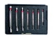 MIB Messzeuge 08086105 Limit plug gauges set 7 - part 3,4,5,6,8,10,12 mm, DIN 7162/64