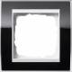 Gira 0211733 Cover Clear Black, 1-way event for rws glossy inserts