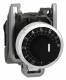 Schneider Electric ZB4BD912 Schneider Potentiometer Achs-D:6mm mit Bef.flansch Met.D22mm
