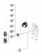 Schneider Electric NSYTDB5PL Schneider Doppelbarteinsatz 5mm für großes rechteckiges Schild PLM108