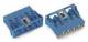 WAGO 770-2105 Buchse 0,5-4qmm blau blau 0,5-4qmm Snap-In-Ausführung