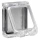 Schneider Electric NSYVA276M Schneider plastic window with folding trans. Lid L78xW130xD15
