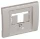 Legrand 771442 LEG Cover telephone TAE Galea titanium 