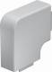 OBO Bettermann 6183352 Flat angle cover WDK / HF 40090, 40x90mm light gray for WDK trunking