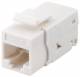 Goobay 95742 CAT 6 KeyStone RJ45 Jack, UTP ungeschirmt, 250 MHz - Anschluß: toolless SNAP-IN