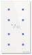 Busch Jaeger 2CKA006300A1565 BJ TBR/U4.7.11-CG touch control element 4f with Busch-tacteo room temperature controller