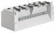 Hager ZAX021F fairground base for floor construction size 1 with 6 cable entries