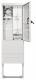 Hager ZAS205BD25 meter connection column 175 base 2 meter positions 3.HZ 5-pin