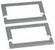 Hager DABA5016089006 wall connection panel sheet steel for DABA 50x160mm white aluminum