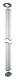 Hager DAK28034009016 ceiling connection column 2-sided