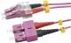 RED 2716-10-0030 Fiber optic duplex patch cable LC/SC 10.0m OM4 purple