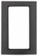 Berker 13093005 frame m.großem, segment B.3 Alu black / anthracite