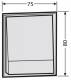 Erwin Renz 97-9-85269.9016 Renz Tastenmodul weiß 75x80 mit 1Klingeltaster