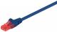 Goobay 95588 CAT 6 Patchkabel, U/UTP, Blau - CCA Kupfergemisch