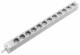 Rittal 7240310 DK Socket strip, CEE 7/3 (type F), 12-way, 250 V, 16 A, LHD: 658,6x44x44 mm, Without switch