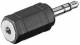 Goobay 11898 Audio-Adapter - Klinke 3,5 mm-Stecker (3-Pin, Stereo) > Klinke 2,5 mm-Buchse (3-Pin, Stereo)