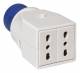 Schneider Electric PKZA202 Schneider adapter plug CEE 2 socket for Italy 16A 2P+E 230VAC