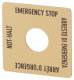 Moeller 121375 EATON SQT11 NOT-HALT Schild 