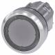 Siemens 3SU10510AA700AA0 Drucktaster beleuchtet 22mm rund klar Druckknopf
