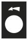 Schneider Electric ZB2BY2924 Schneider Textschild 30x40mm schwarz DREHWERK LINKS LANGSAM-SCHNELL