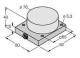 Turck NI40-CQ80-L1131/S1102 Inductive sensor with extended temperature range 1602406