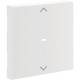 Hager GW1AC9016 Wippe 1fach Pfeile für Tastsensormodul 55mm hfr verkehrsweiß
