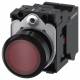 Siemens 3SU11020AB203CA0 Drucktaster beleuchtet 22mm rund rot Knopf 1Ö AC/DC 24V